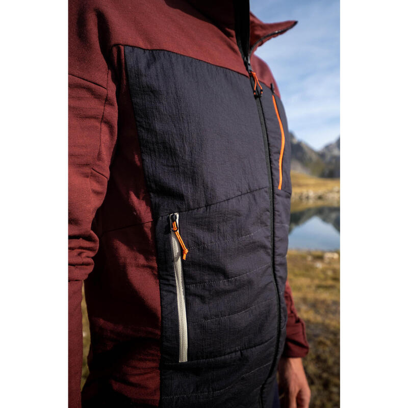 Casaco térmico de trekking de lã merino - MT900 - Homem