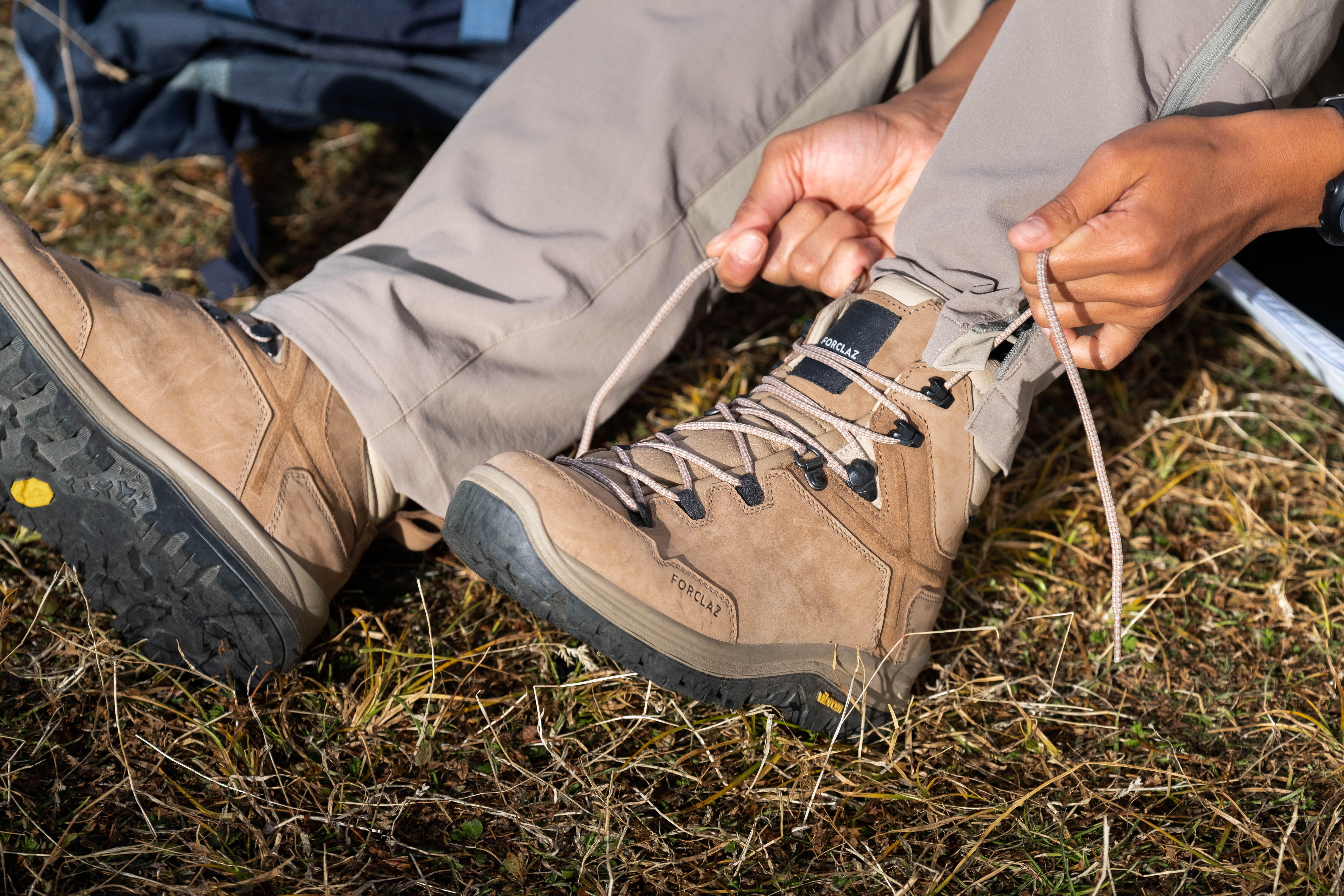 Women’s Leather Hiking Boots – MT 500  - SIMOND
