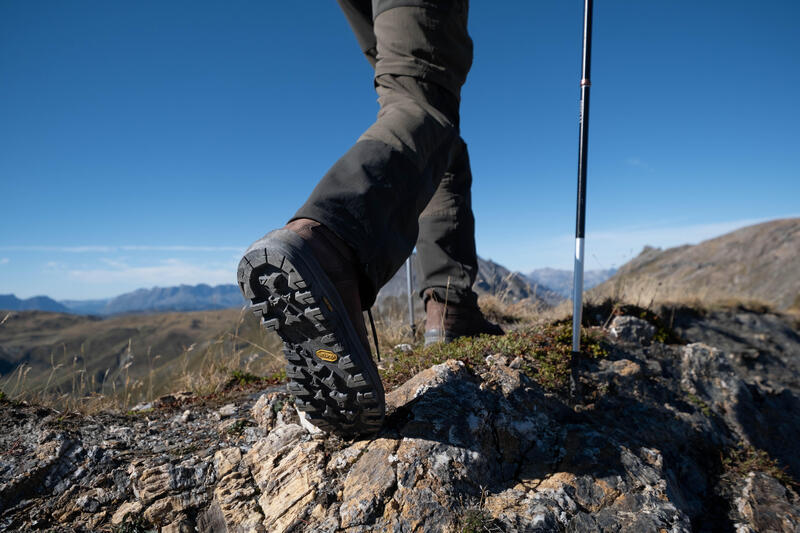 Buty trekkingowe męskie MT500 skóra wodoodporne