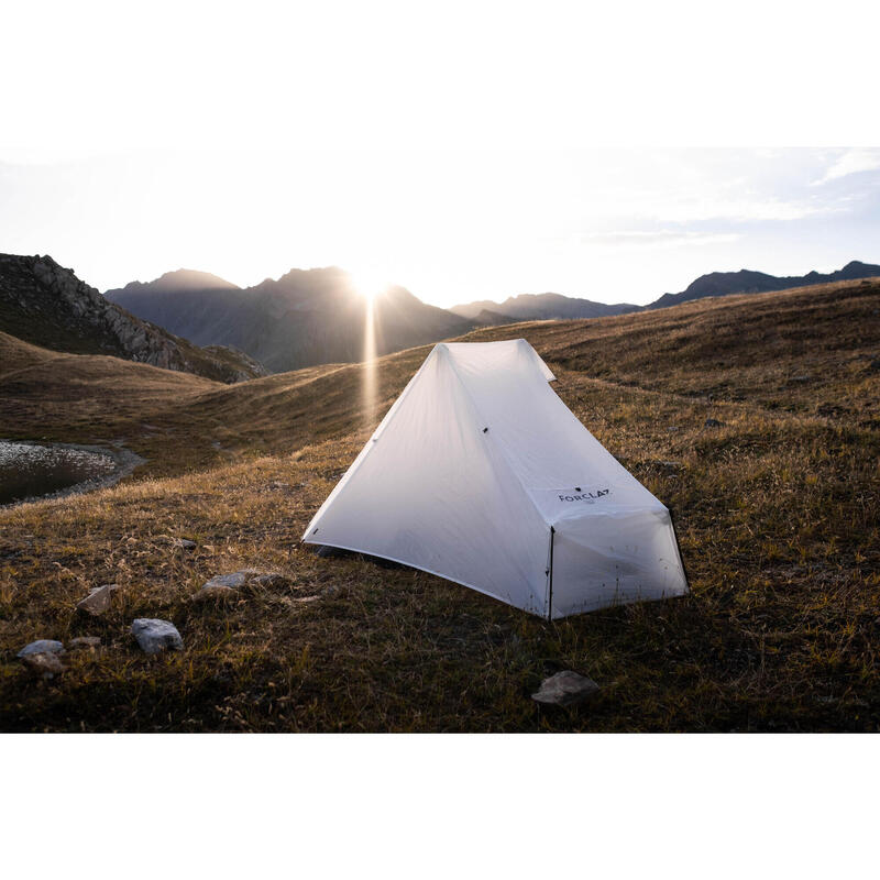 Tent tarp voor trekking MT900 1 persoon Minimal Editions Undyed