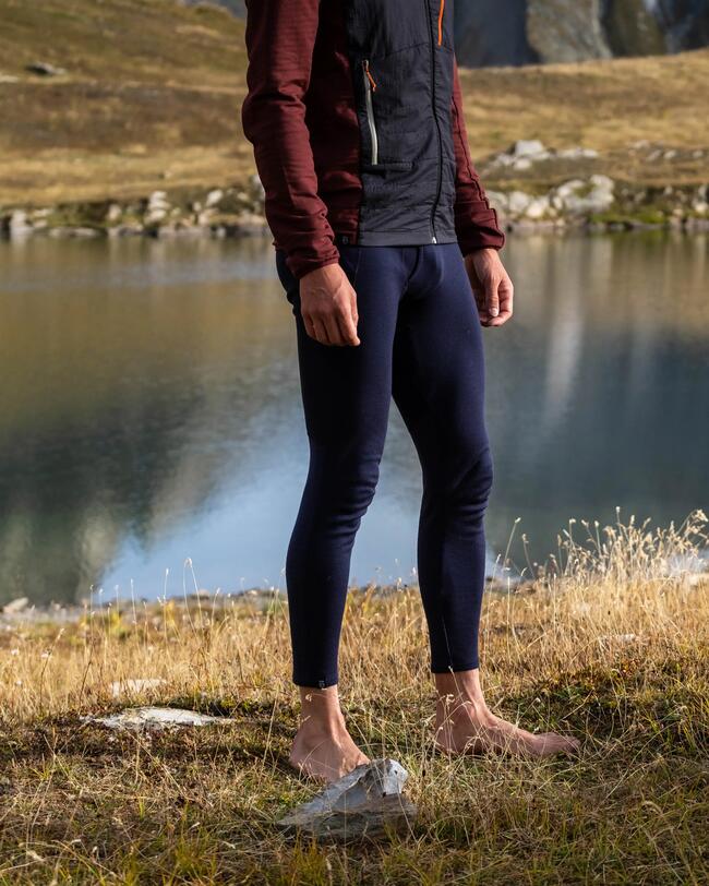 Merino Tights Herren lange Unterwäsche Trekking - MT900 