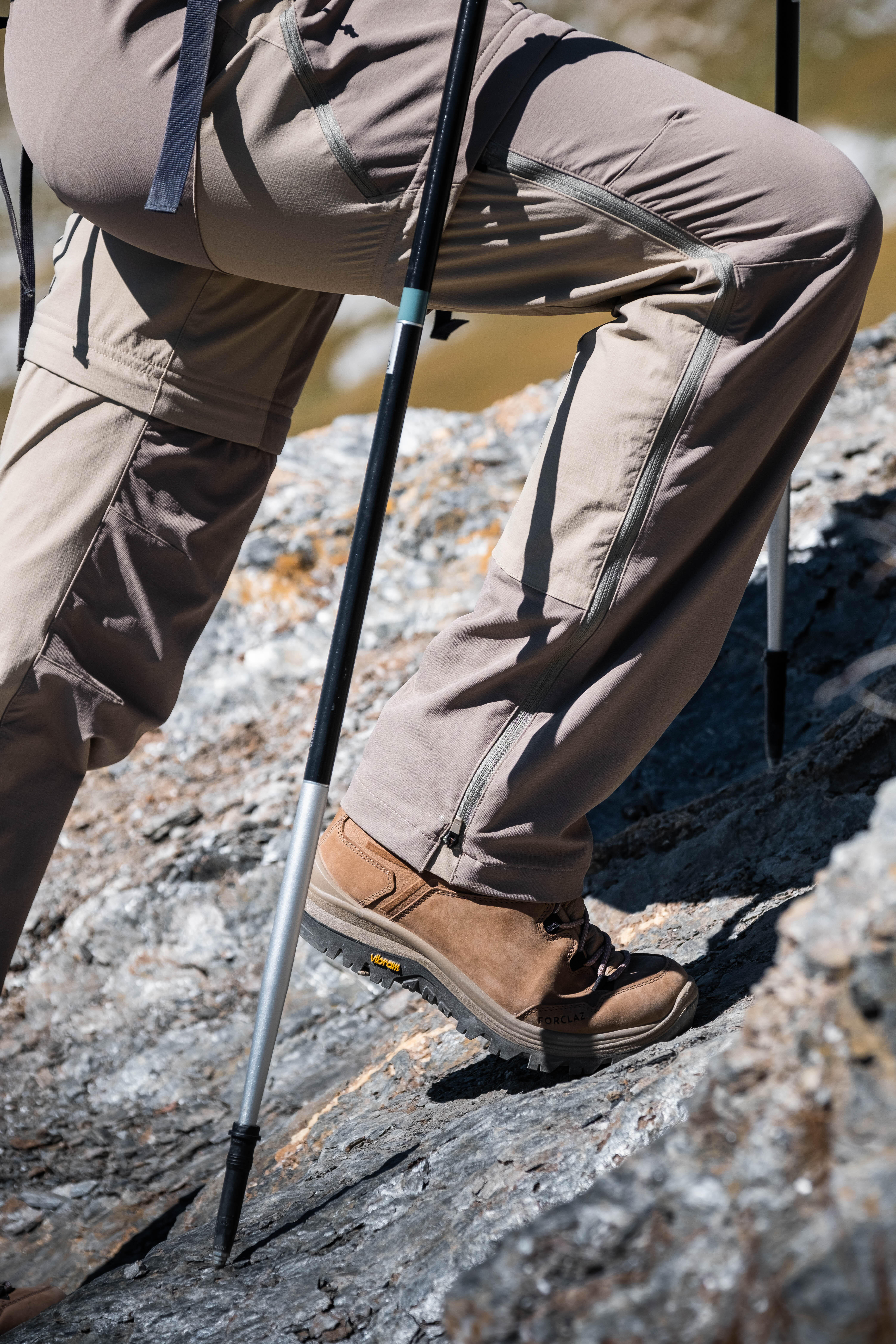 Women’s Leather Hiking Boots – MT 500  - SIMOND