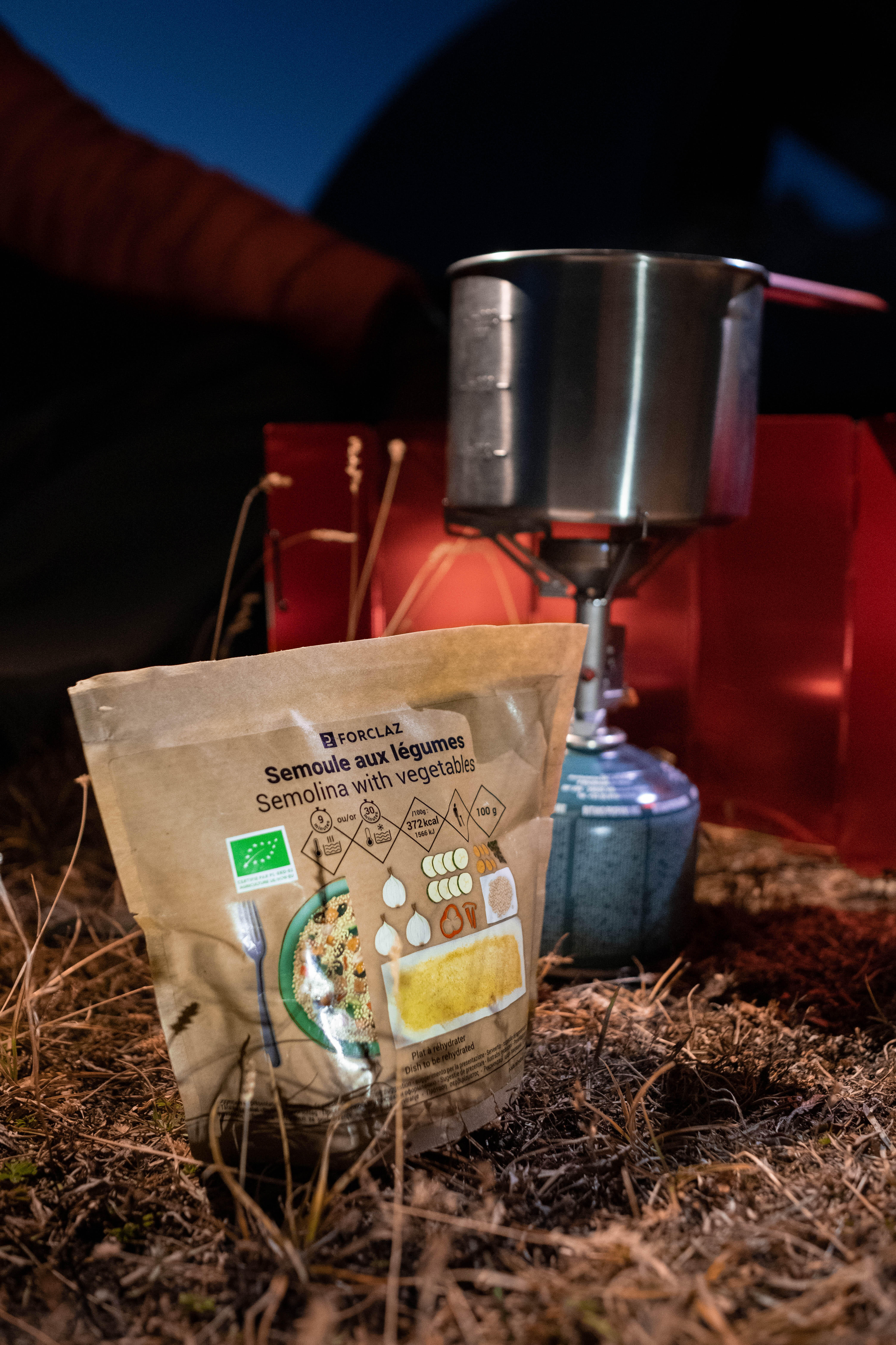 Stainless Steel Hiking Cook Set - MT 500 - FORCLAZ