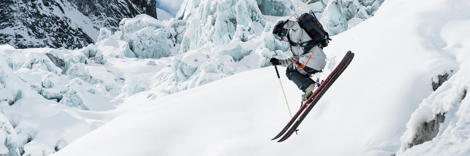 Das Freeride Skifahren mit Decathlon entdecken