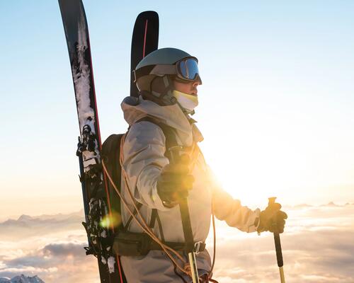 escolher um casaco para a prática de ski de pista com a wed'ze by decathlon