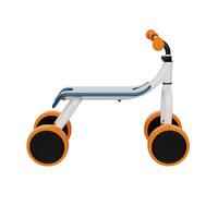 אופני איזון 4 גלגלים לילדים קטנים (גילאי 1-3) דגם Convertible 2-in-1 Ride-On