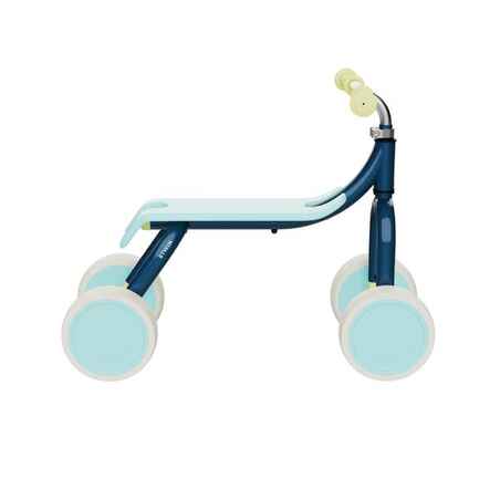 Convertible 2-in-1 Ride-On to Balance Bike - Blue/Cream