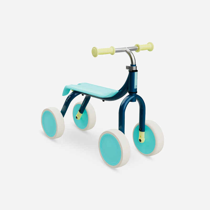 Convertible 2-in-1 Ride-On to Balance Bike - Blue/Cream