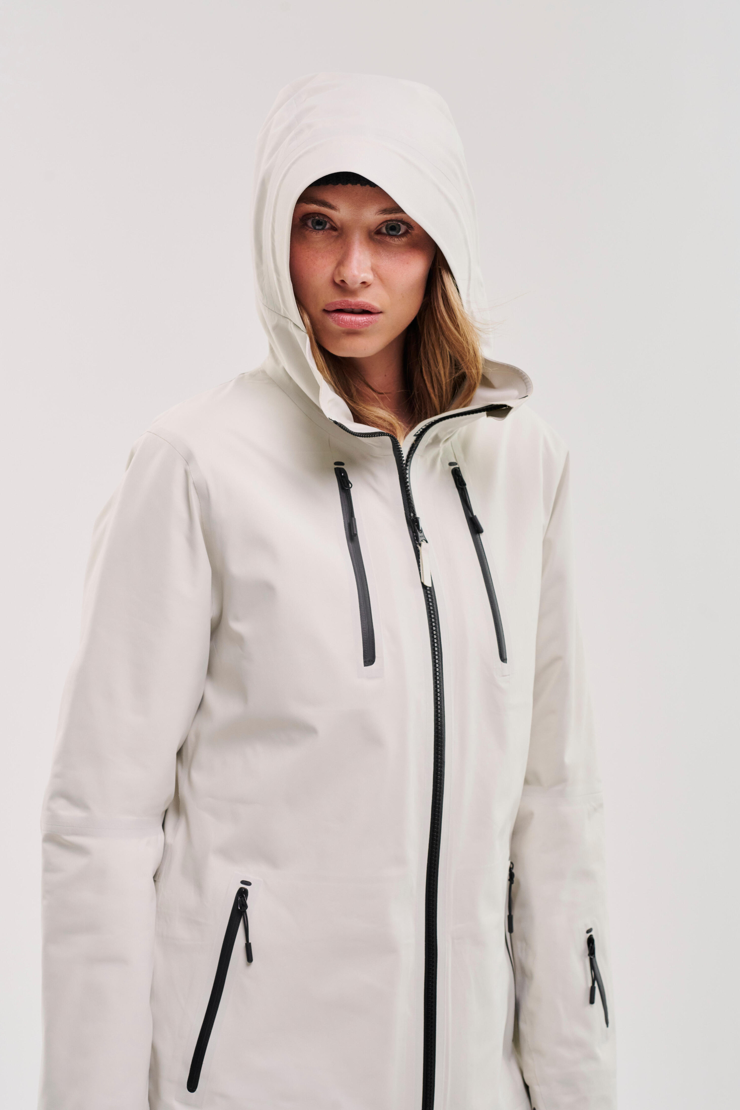 Veste de ski femme - Jour d'éclipse - Beige 2/10