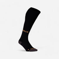 Chaussettes de hockey sur gazon enfant intensité forte FH900 Noir Racing