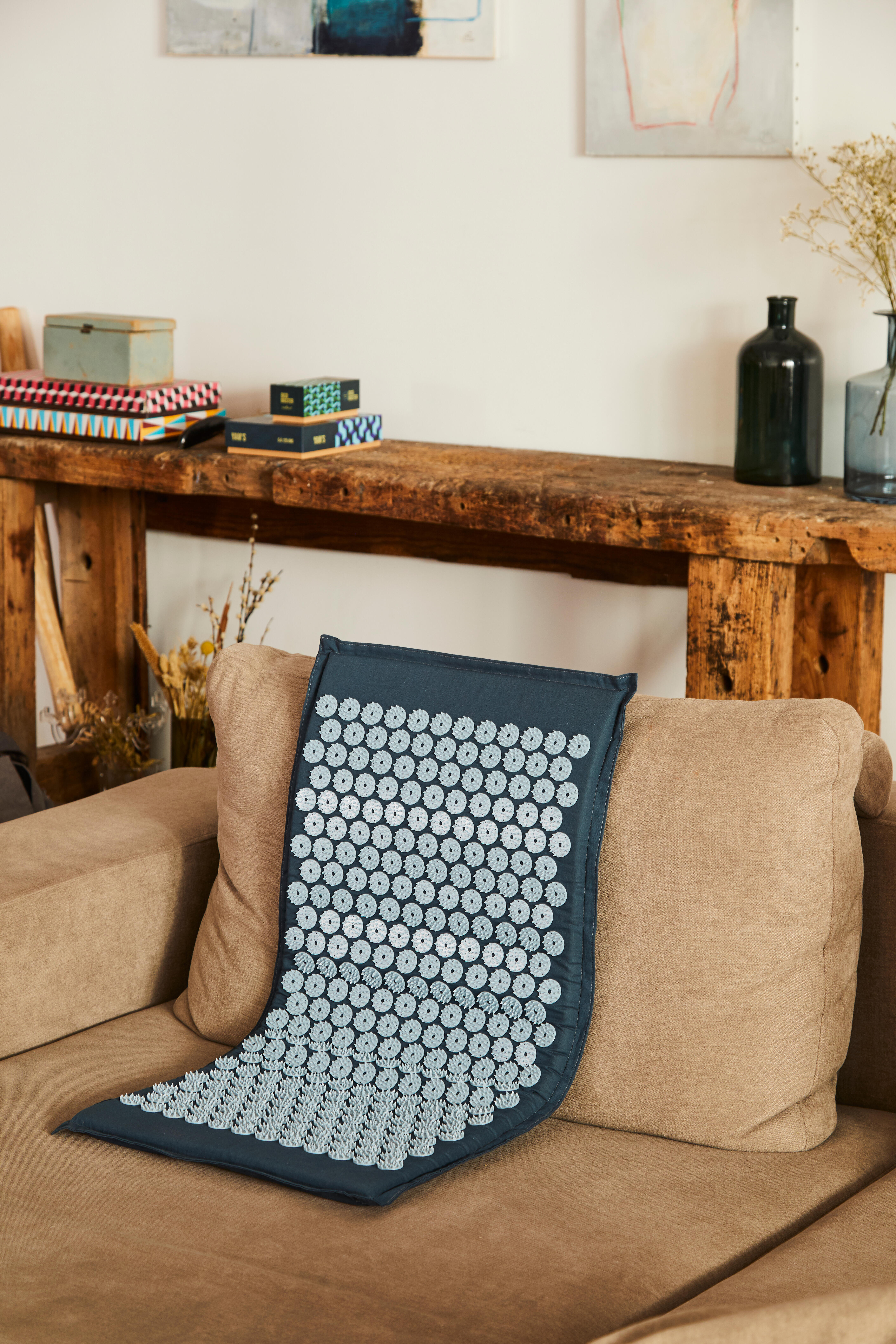 Tapis et coussin d’acupression – bleu - DECATHLON