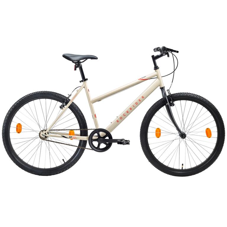 Mountain Bike Rockrider ST20 Low Frame Limited Edition Beige