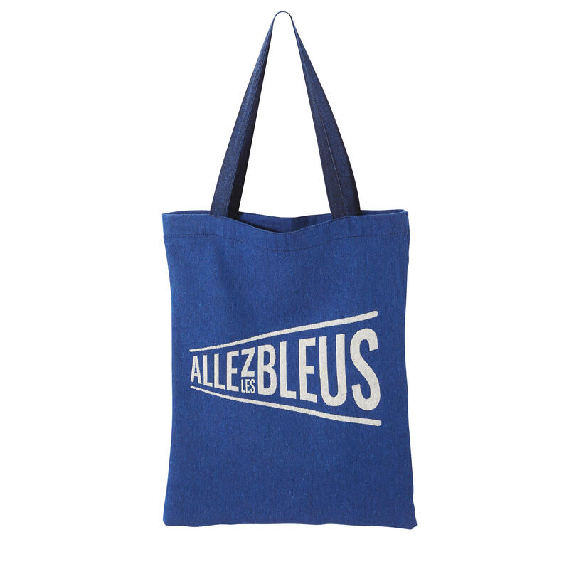 TOTEBAG BLEU SOUS LICENCE ALLEZ BLEUS Made in France