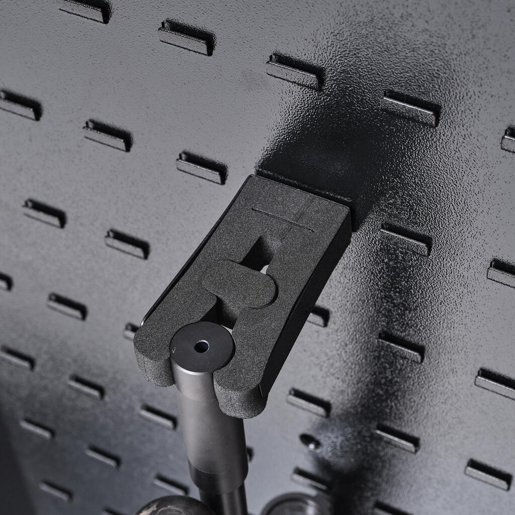 Long gun holder for modular cabinets