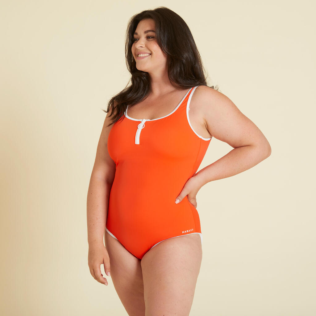 Jednodijelni kupaći kostim Heva Joy Zip crveni