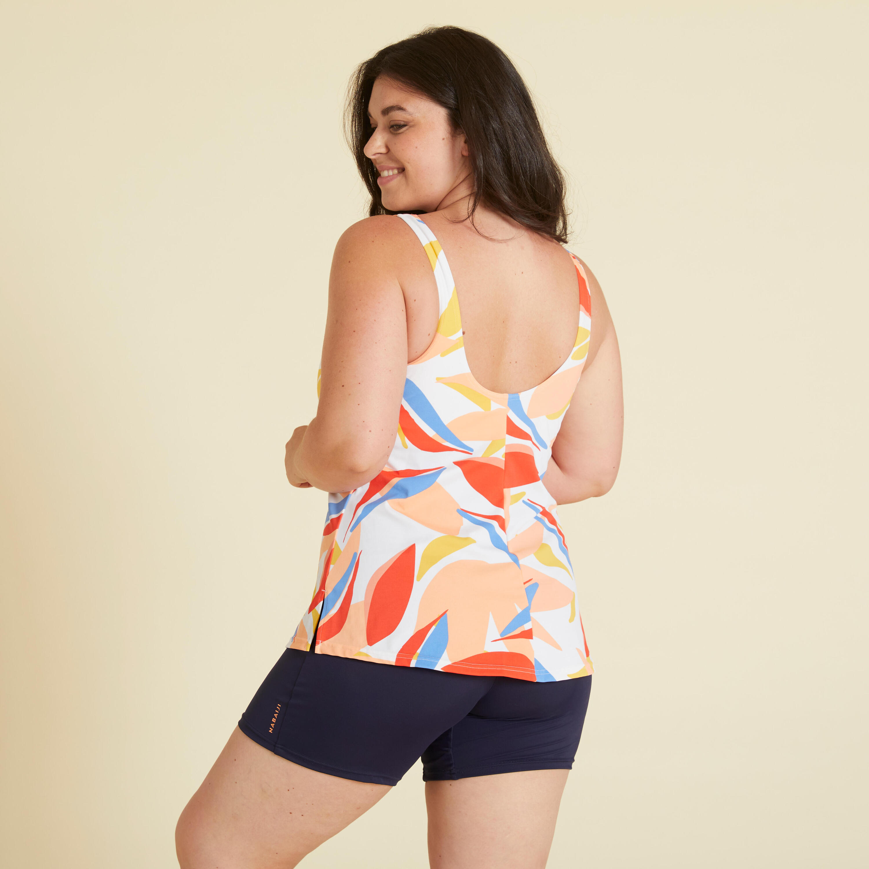 Women’s swimsuit 1-piece shorty Tankini Lea Melon 7/17