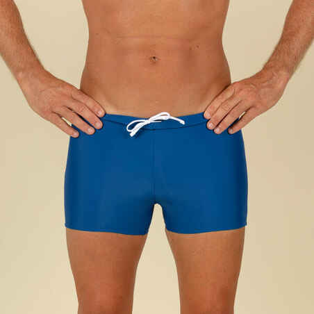 Men's Swimming Swim Shorts - Boxer 100 Basic -Blue