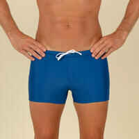 מכנסי שחייה Boxer 100 Basic לגברים - כחול
