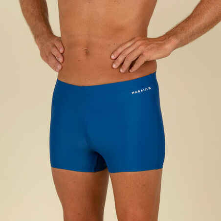 Traje de Baño Tipo Bóxer Natación 100 Basic Hombre Azul