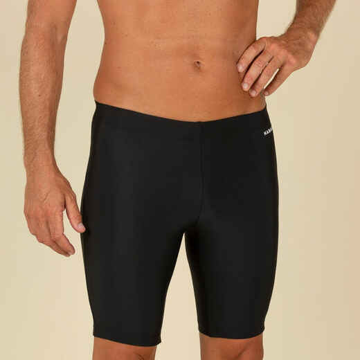 
      Men's swimming jammer swimsuit 100 basic - black
  