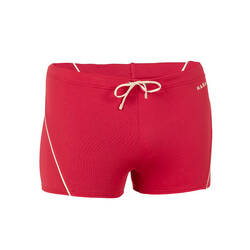 Men’s Swimming Trunks - Boxer 100 Plus - Red Beige