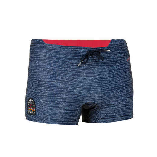 
      Men’s Swimming Boxers - Boxers 100 Full - Blue Red
  