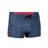 Boxer De Bain Natation Homme - Boxer 100 Full - Bleu Rouge