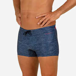 Men’s Swimming Boxers - Boxers 100 Full - Blue Red