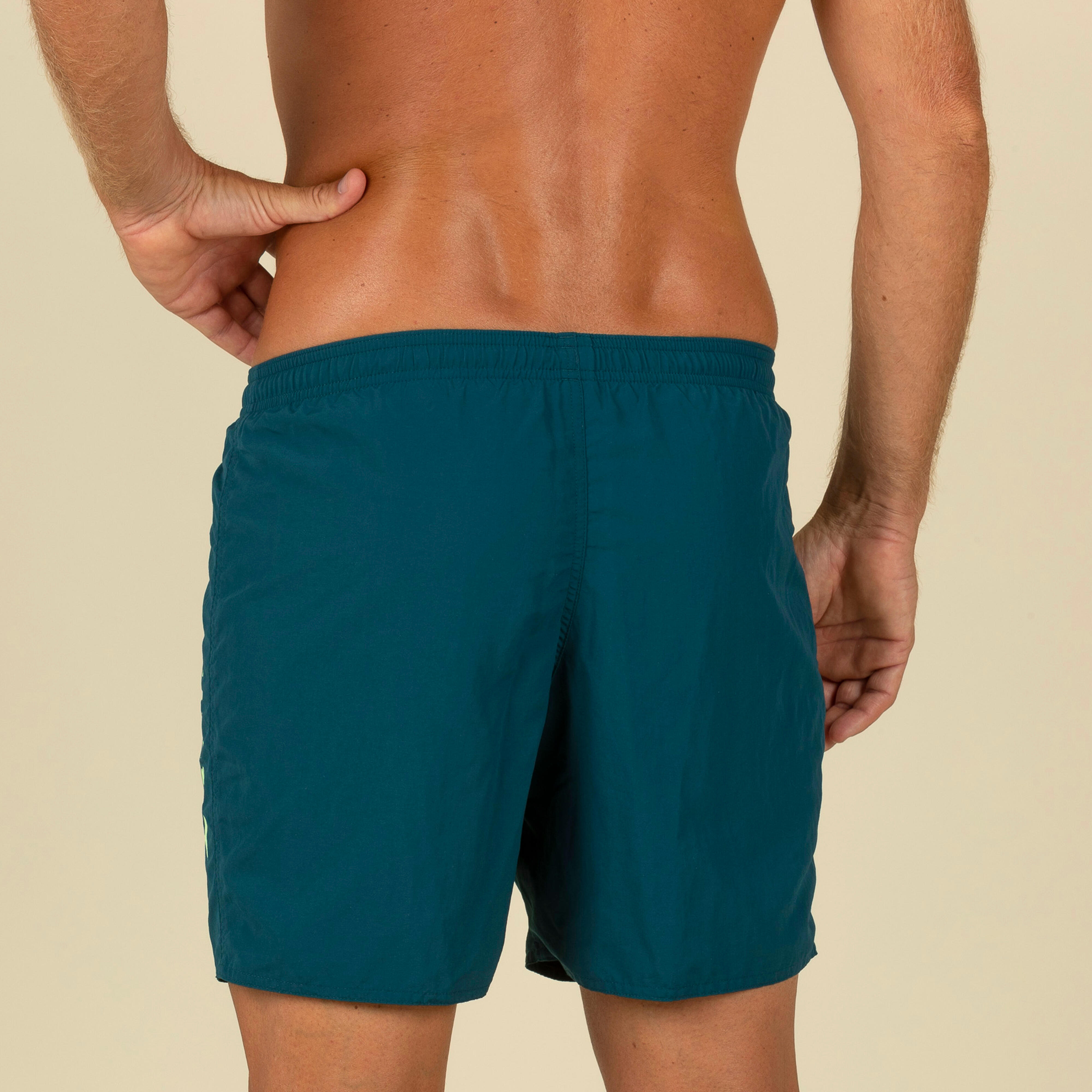 Men's Swimming Shorts - Swimshort 100 Basic - Turquoise Green