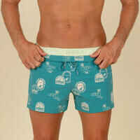 Men’s swimming shorts - Swimshort 100 Short - Pool Turquoise Green