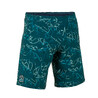 Men Swimming Shorts - Swimshort 100 Long - Bana Turquoise Navy Blue