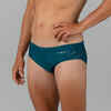 MEN'S SWIMMING BRIEFS 900 YOKE TURQUOISE BALEO GREEN