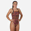 Moteriškas vientisas maudymosi kostiumėlis „Lexa Leo“, oranžinis
