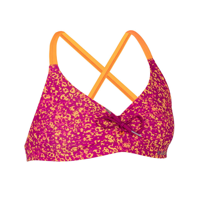 Top de Bikini de Natação Jana Mulher Vermelho Laranja