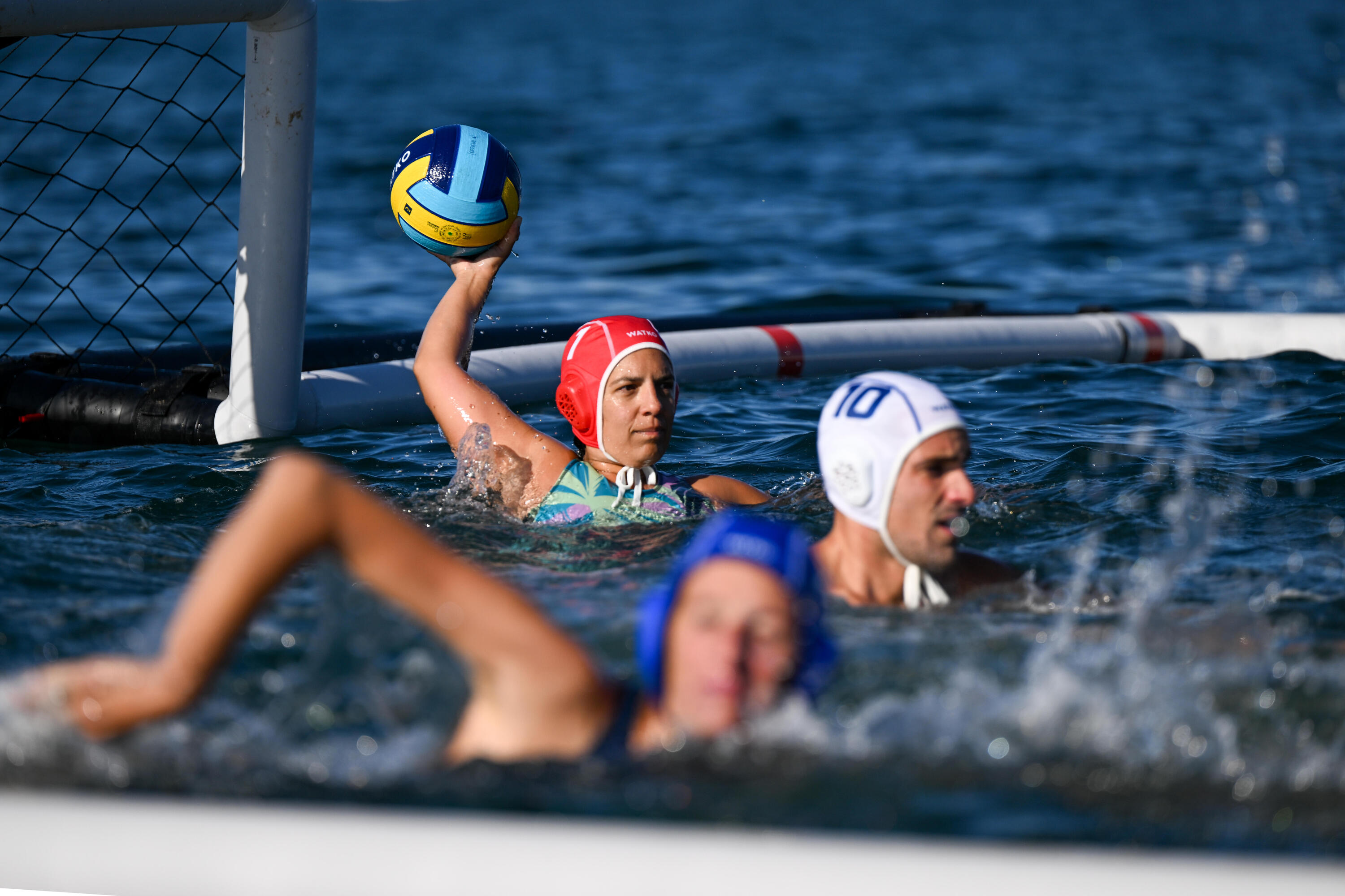 Terrain de water polo gonflable modulable - 20m x 10m 12/16