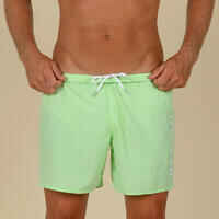 Men's swimming shorts - Swimshort 100 Basic - Green White