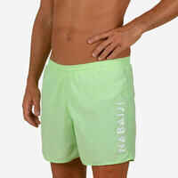 Men's swimming shorts - Swimshort 100 Basic - Green White