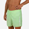 Men's swimming shorts - Swimshort 100 Basic - Green White