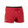 Calções de banho Natação - Swimshort 100 curtos - Homem Cali Vermelho Preto