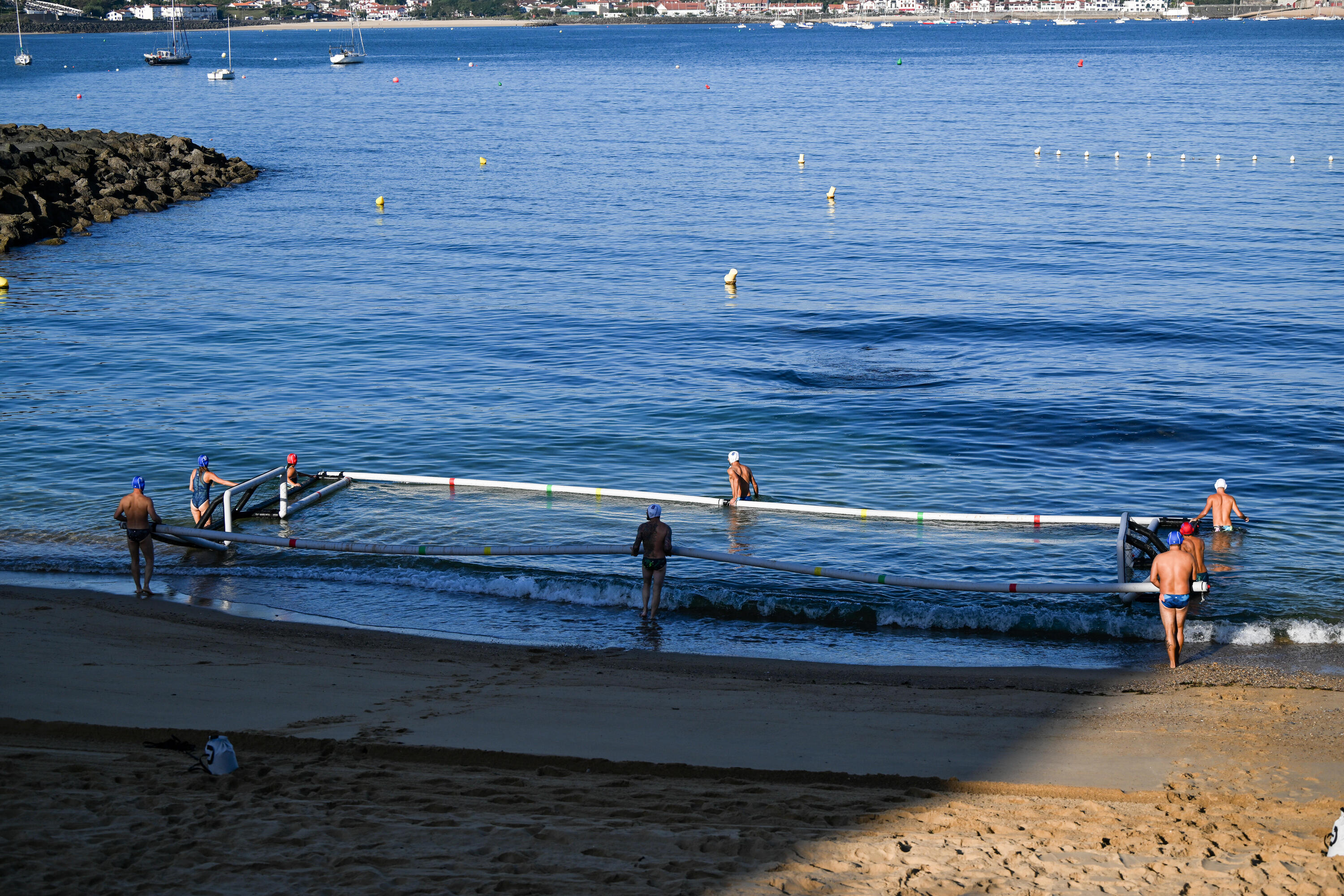 Terrain de water polo gonflable modulable - 20m x 10m 14/16