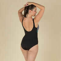 Women's 1-piece Sculpting Swimsuit Kaipearl Triki Leo Black