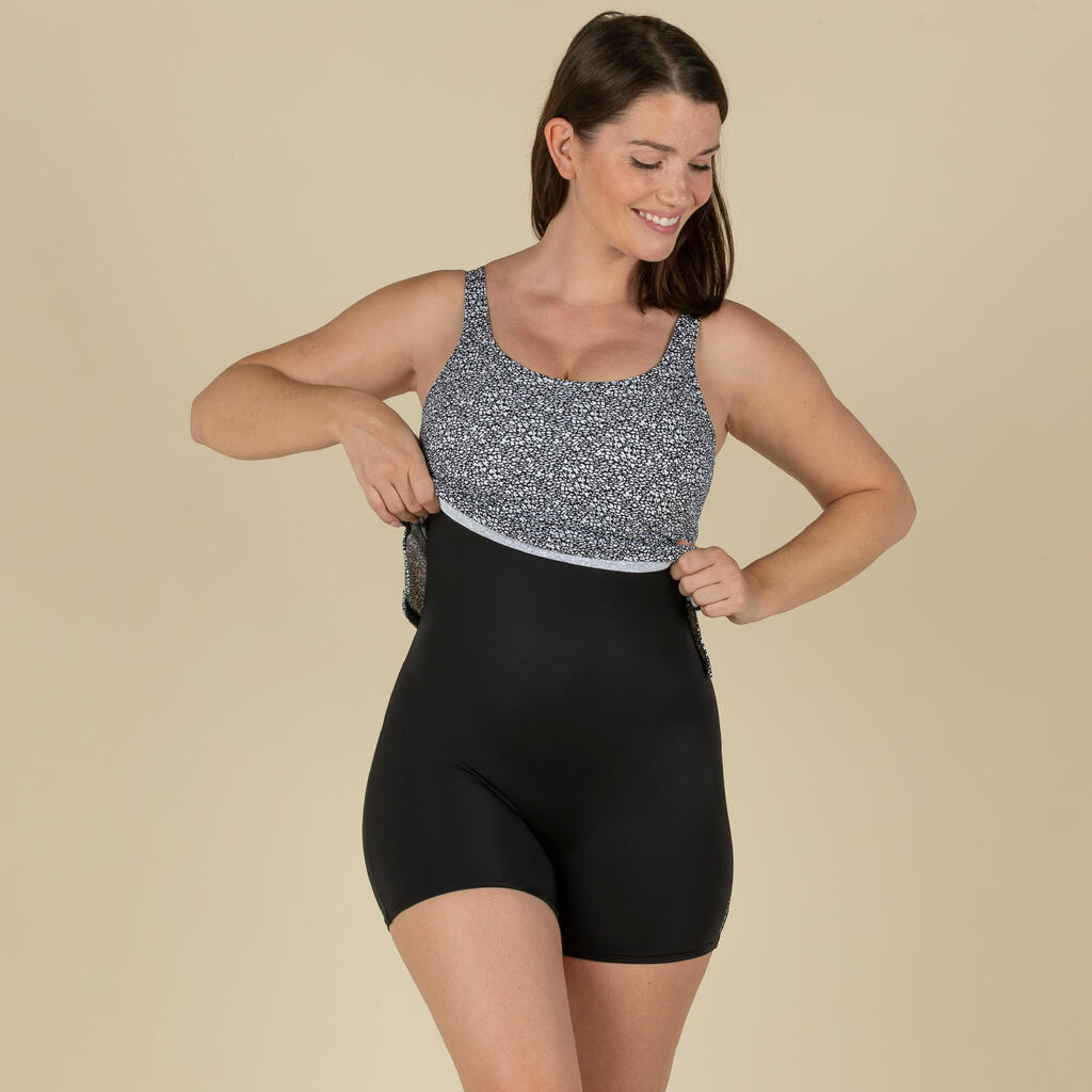 בגד ים שלם לנשים Ines Tankini Shorty Heva Ondu - חאקי