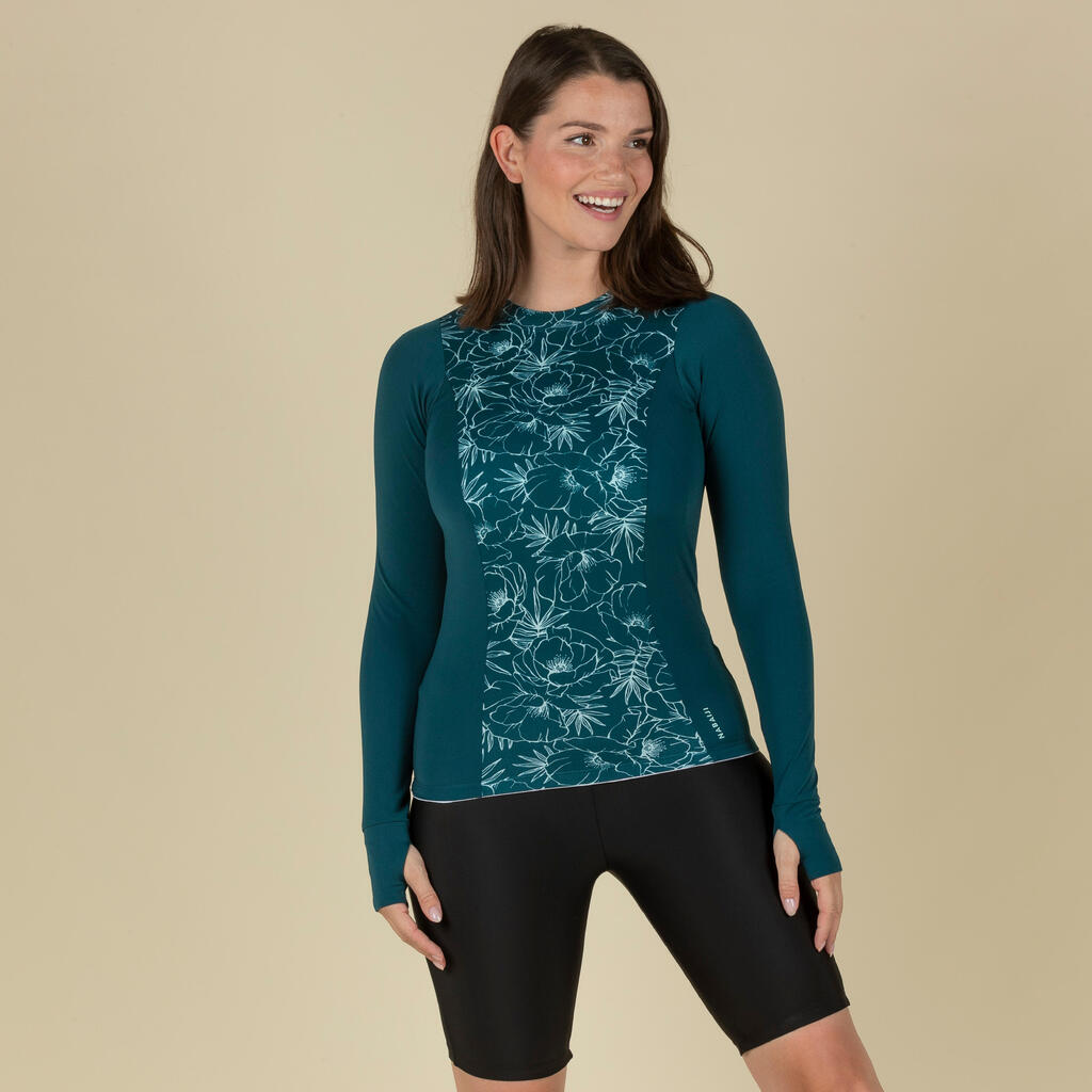 Top de natation femme Una Navy blue