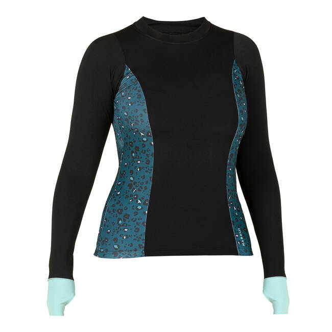 Workout Top Aerobica Rash Snow Leo