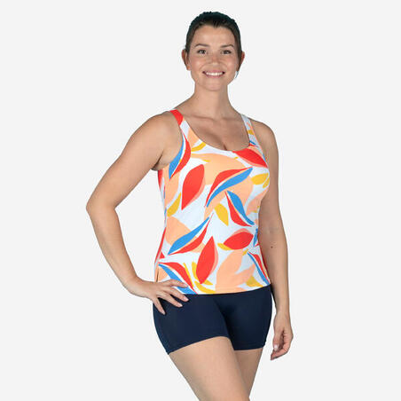 Maillot de Bain de Natation Femme 1 Pièce Tankini Shorty HEVA Lea