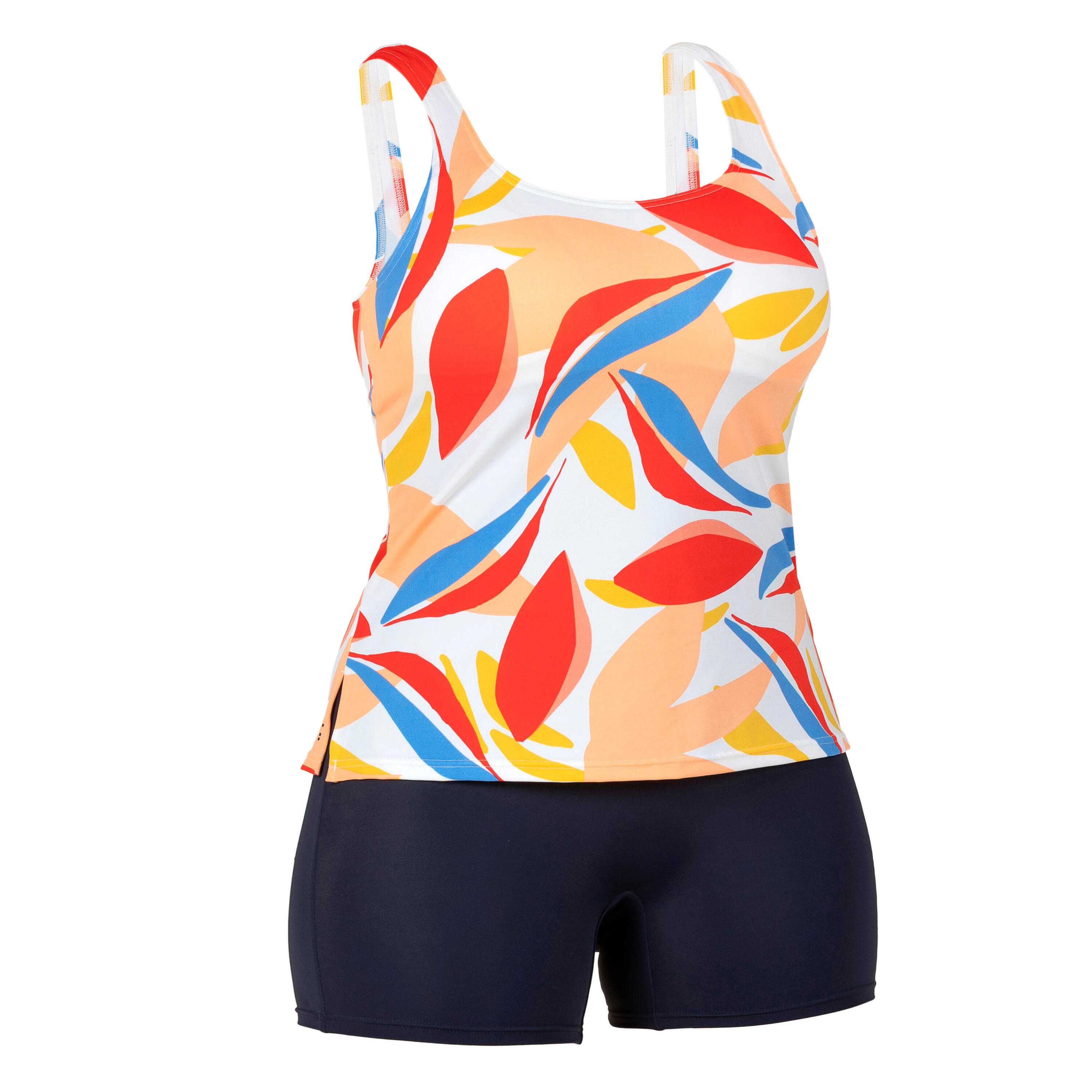 Women's swimsuit 1-piece shorty Tankini Lea Melon 9/10