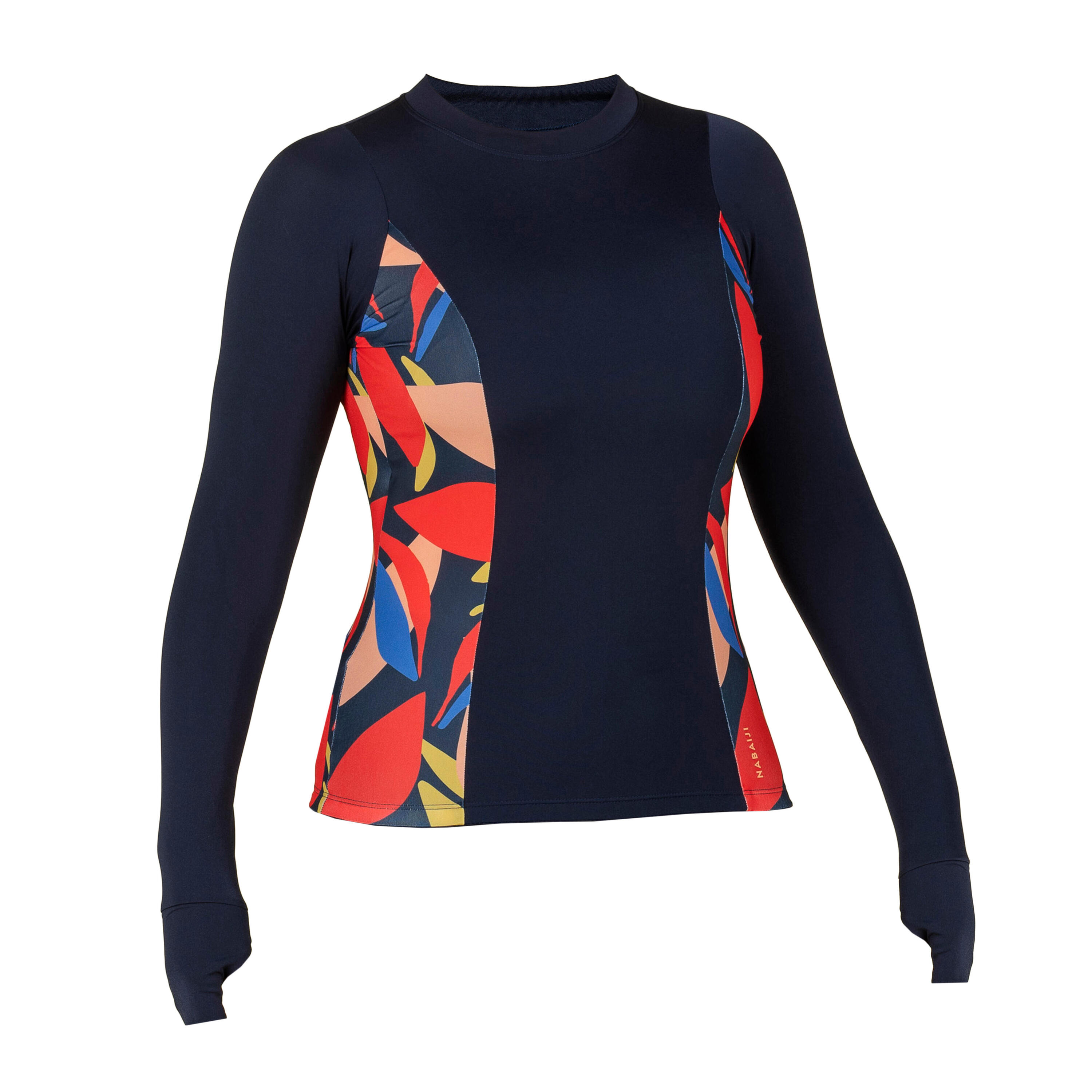 Women’s swimming top Una Pyva navy 8/19