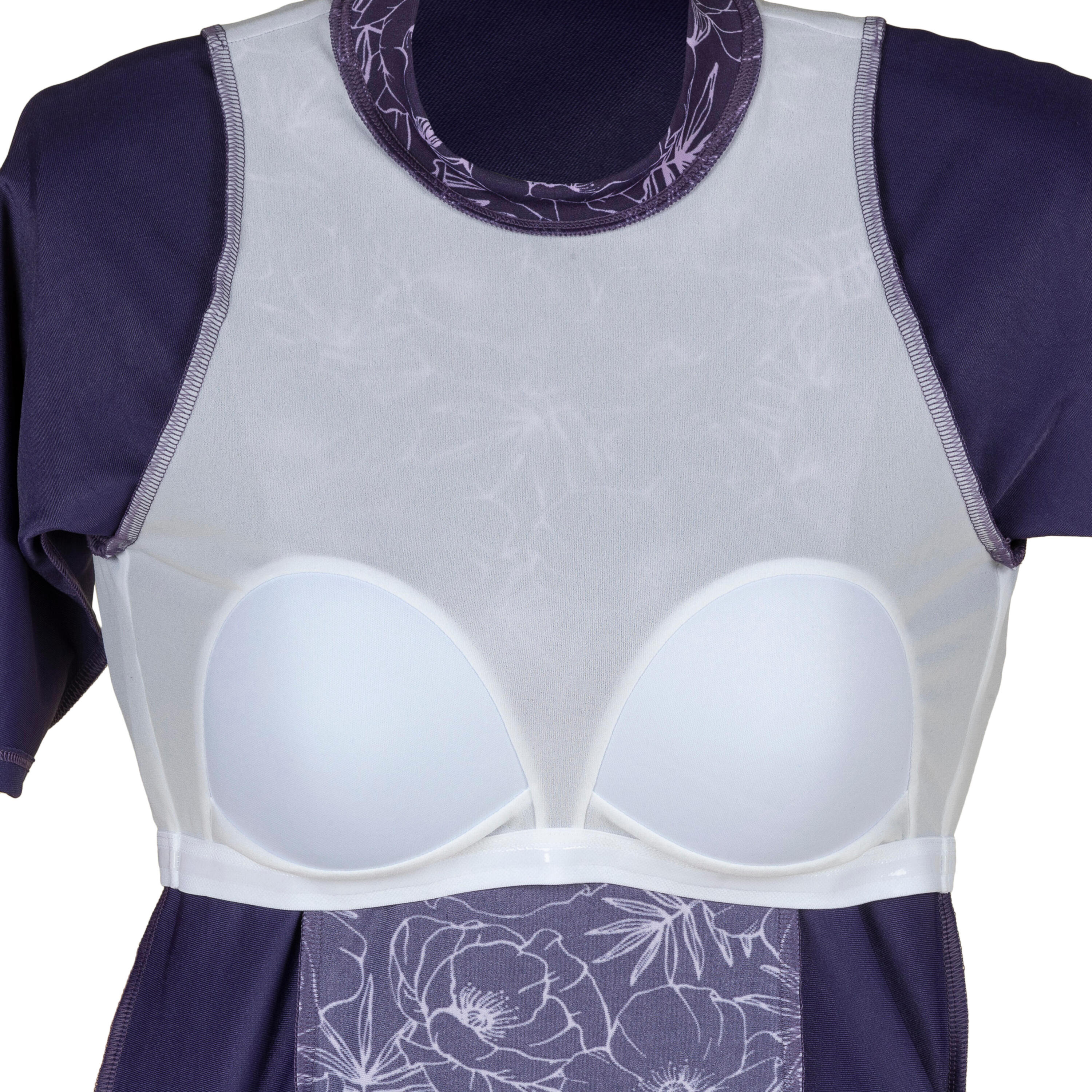 Women's swimming top Una light pyva mauve 4/11