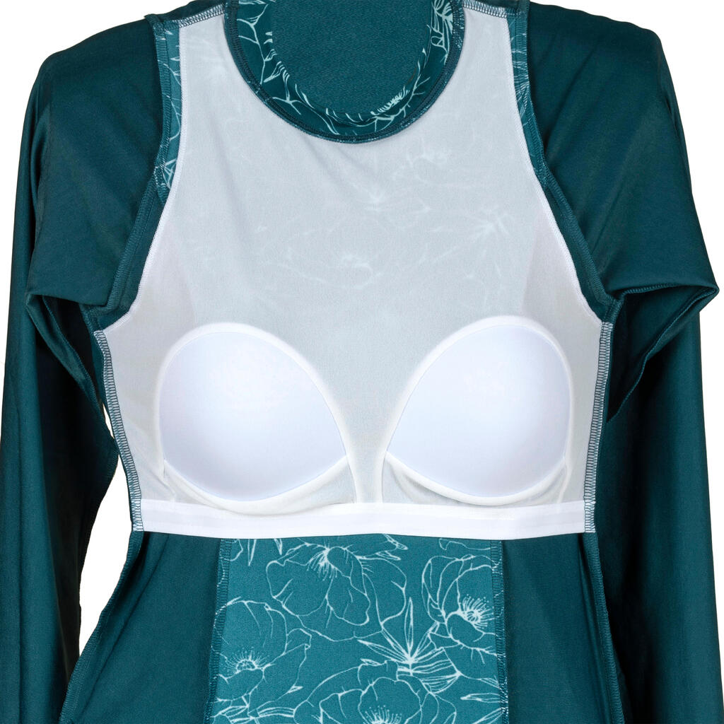 Top de natation femme Una Navy blue