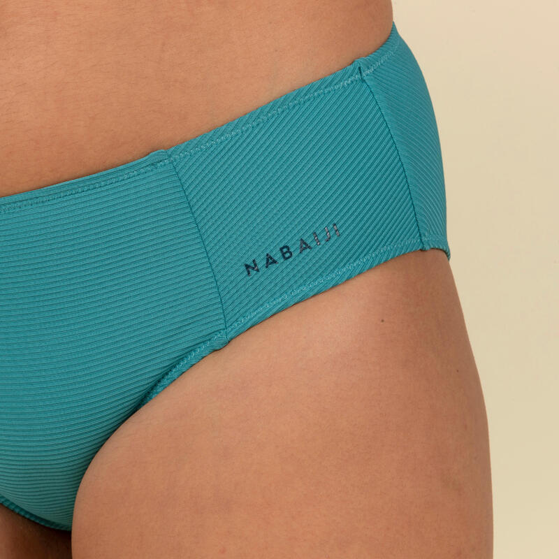 Bikinibroekje voor zwemmen dames Lila Simy blauw groen